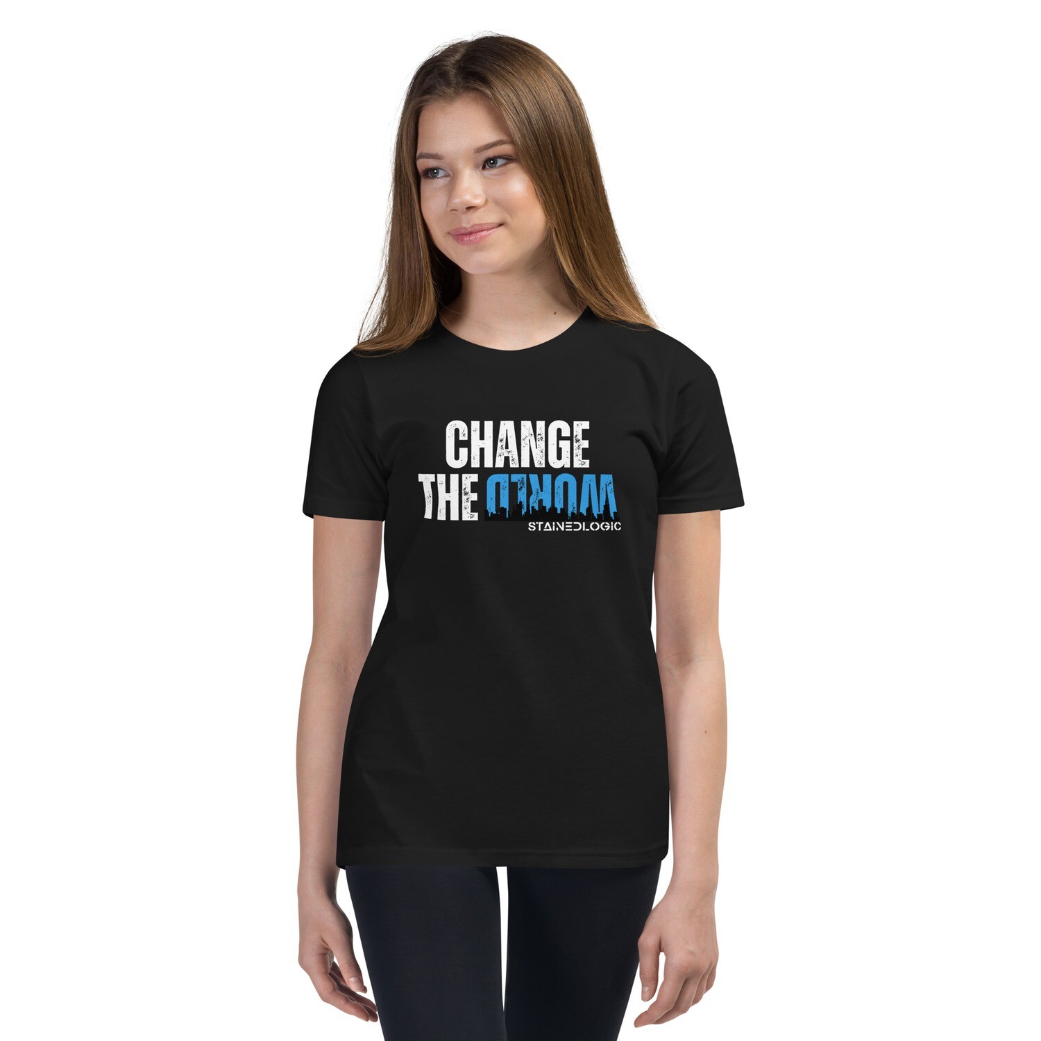 StainedLogic Change the World - Youth Graphic Tee