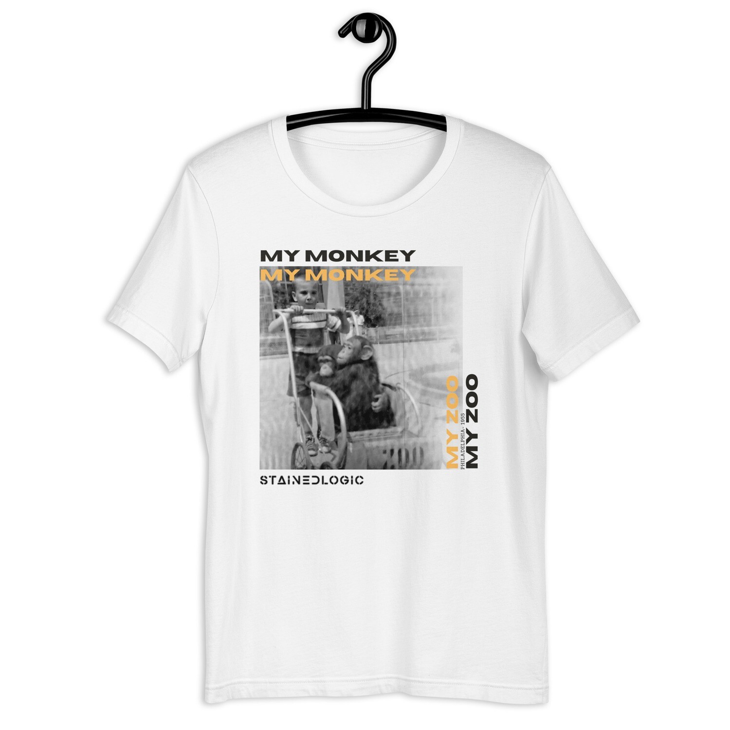 StainedLogic Exclusive Philadelphia My Monkey My Zoo Graphic Tee