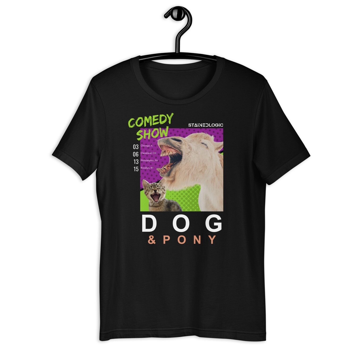 StainedLogic Dog &amp; Pony Comedy Show Graphic Tee