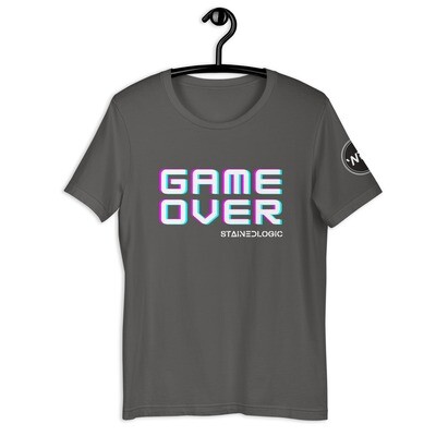 StainedLogic Game Over Work From Home Memorial Relaxed Tee