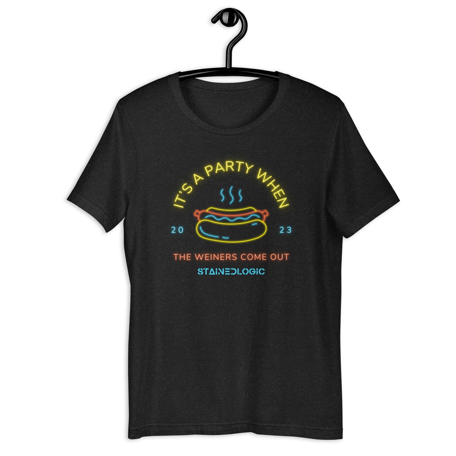 StainedLogic Weiner Party Graphic Tee