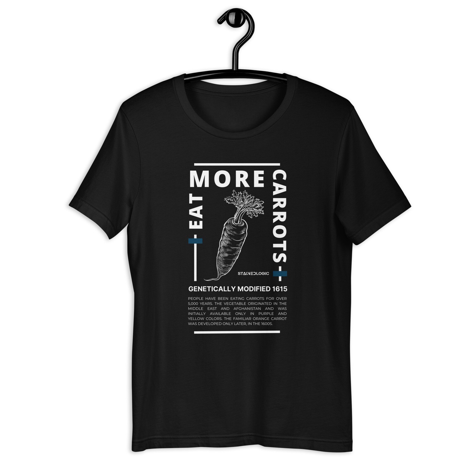 StainedLogic Eat More Carrots - Genetically Modified Graphic Tee