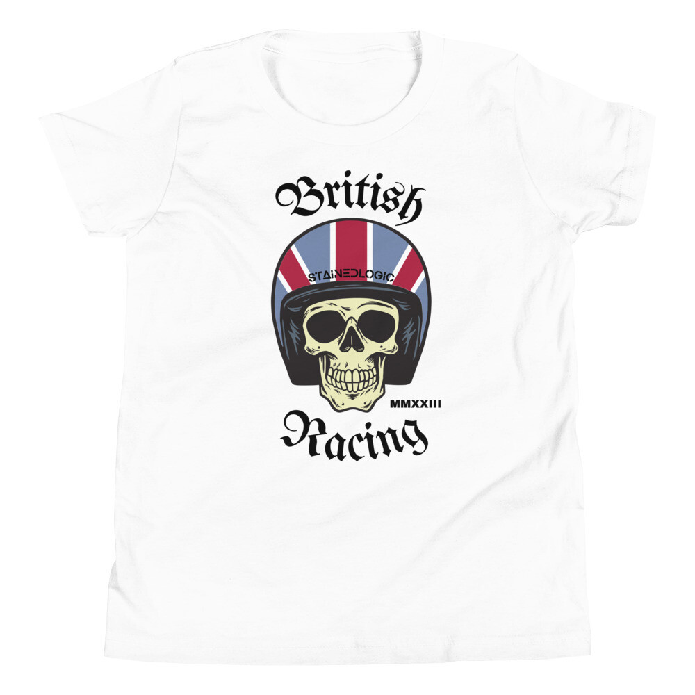 StainedLogic British Motorcycle Racing Youth Graphic Tee