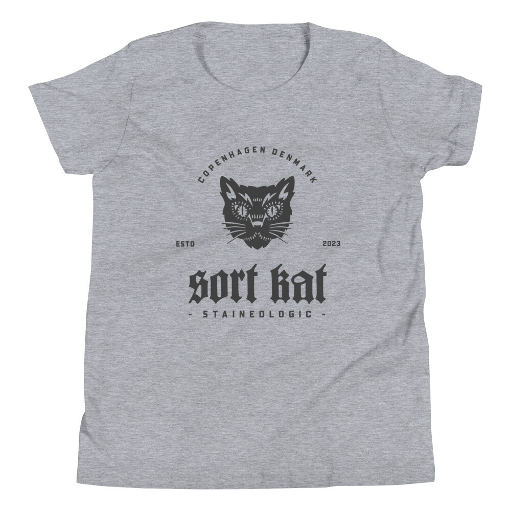 StainedLogic Creature World Series - Denmark/Black Cat Youth Graphic Tee