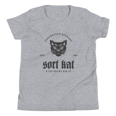 StainedLogic Creature World Series - Denmark/Black Cat Youth Graphic Tee