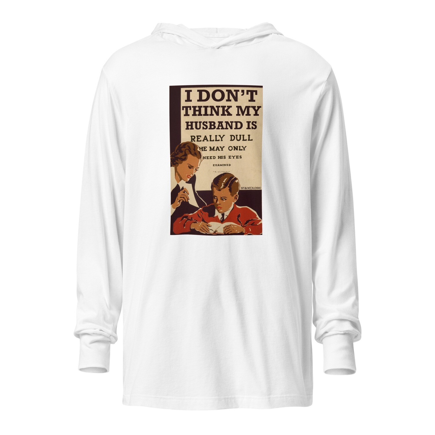 StainedLogic Eye Exam Women&#39;s Hooded long-sleeve tee