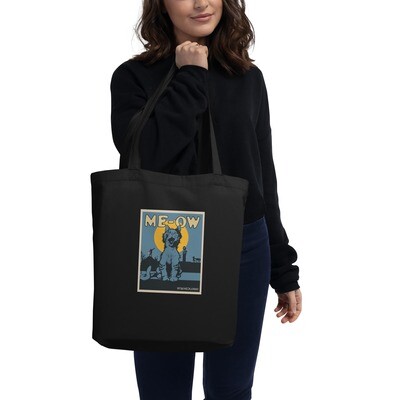 StainedLogic Kitty in Trouble Zombie Eco Tote