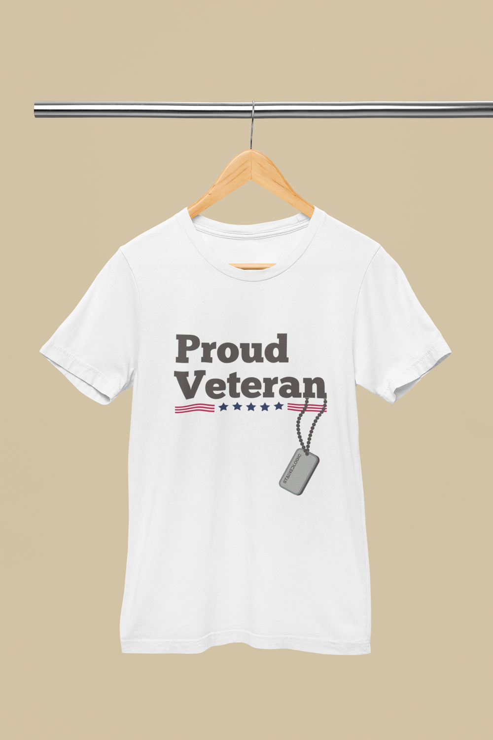 StainedLogic Valor Threads: Proud Veteran Edition Graphic T-Shirt