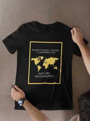 StainedLogic Everything I Know Tee – NATUR&#39;L GEOGRAPHIC Edition
