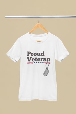 StainedLogic Valor Threads: Proud Veteran Edition Graphic T-Shirt