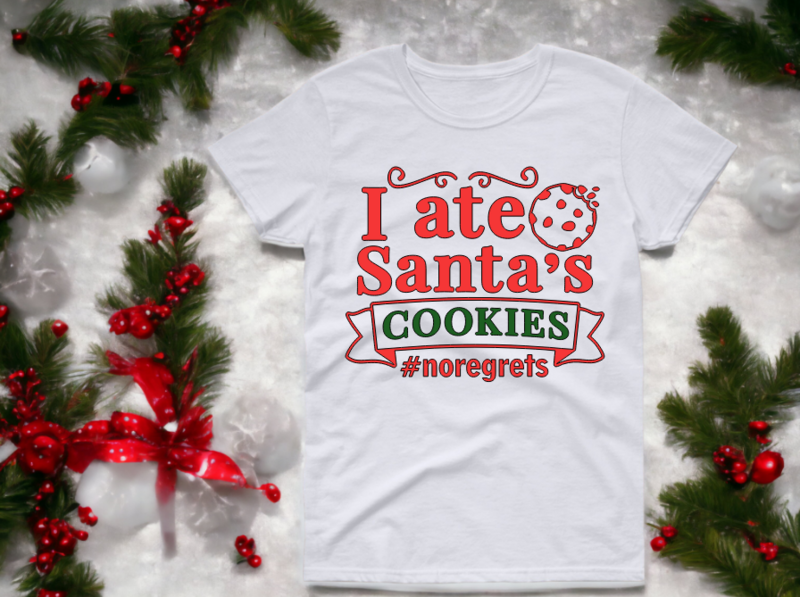 I ATE SANTA&#39;S COOKIES