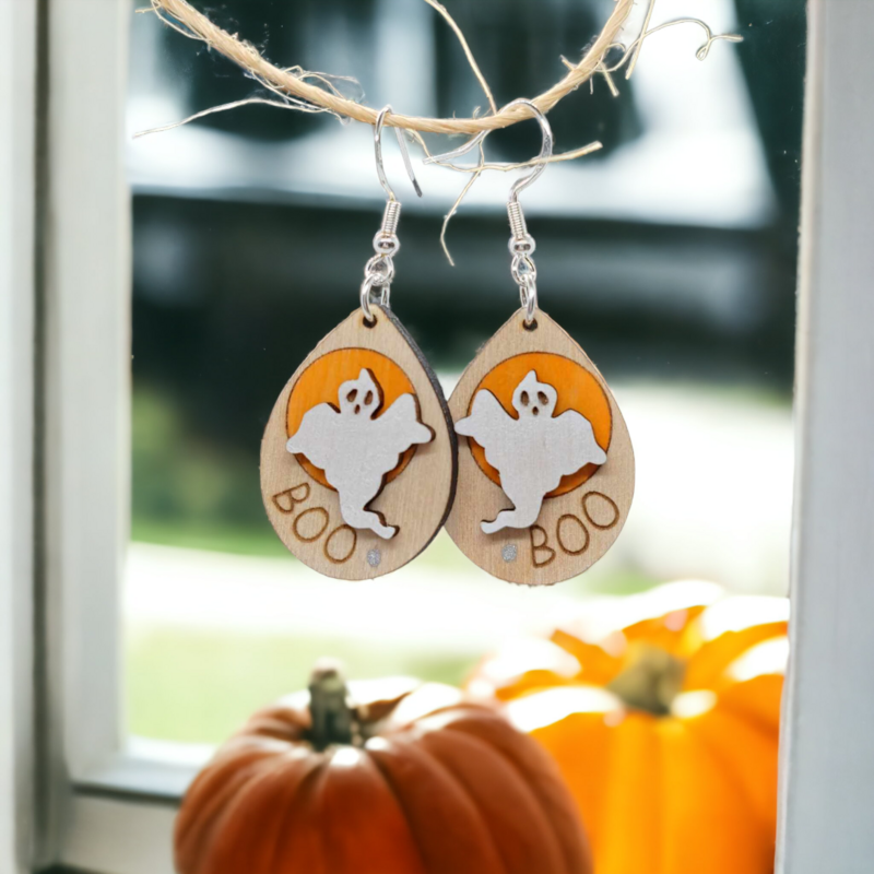 Boo Dangle Earrings