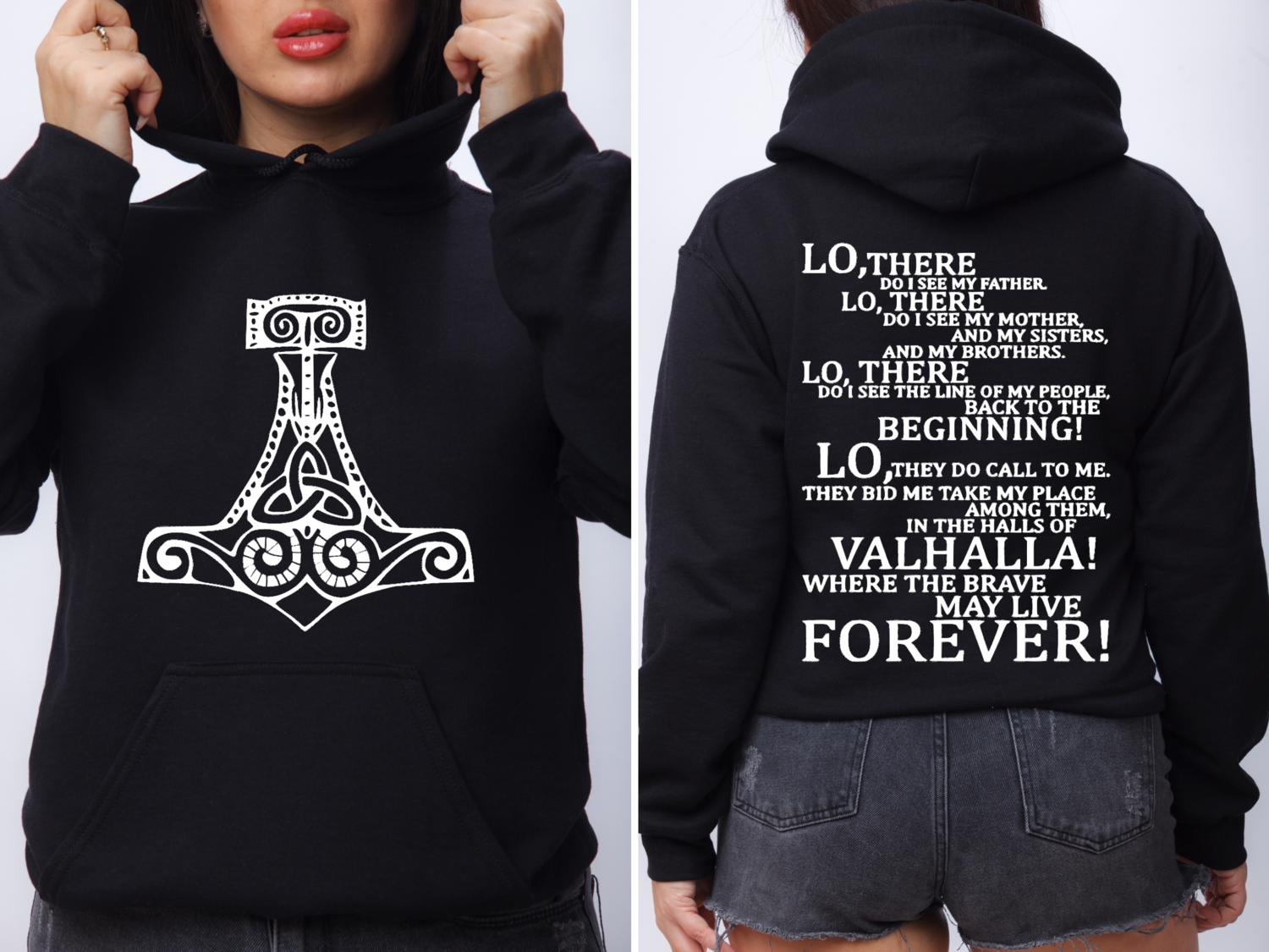 Viking Prayer Hoodie