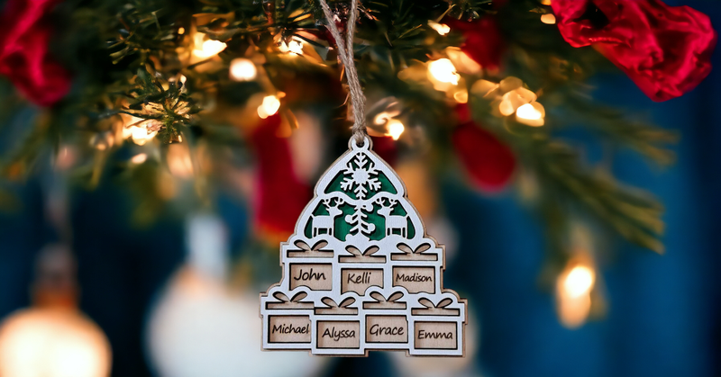 Personalized Christmas Tree Ornament