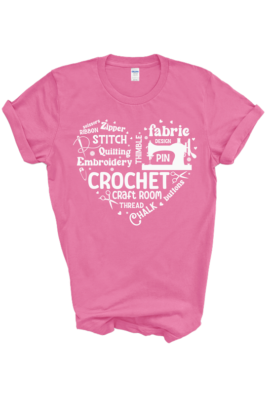 WordArt Crochet Heart