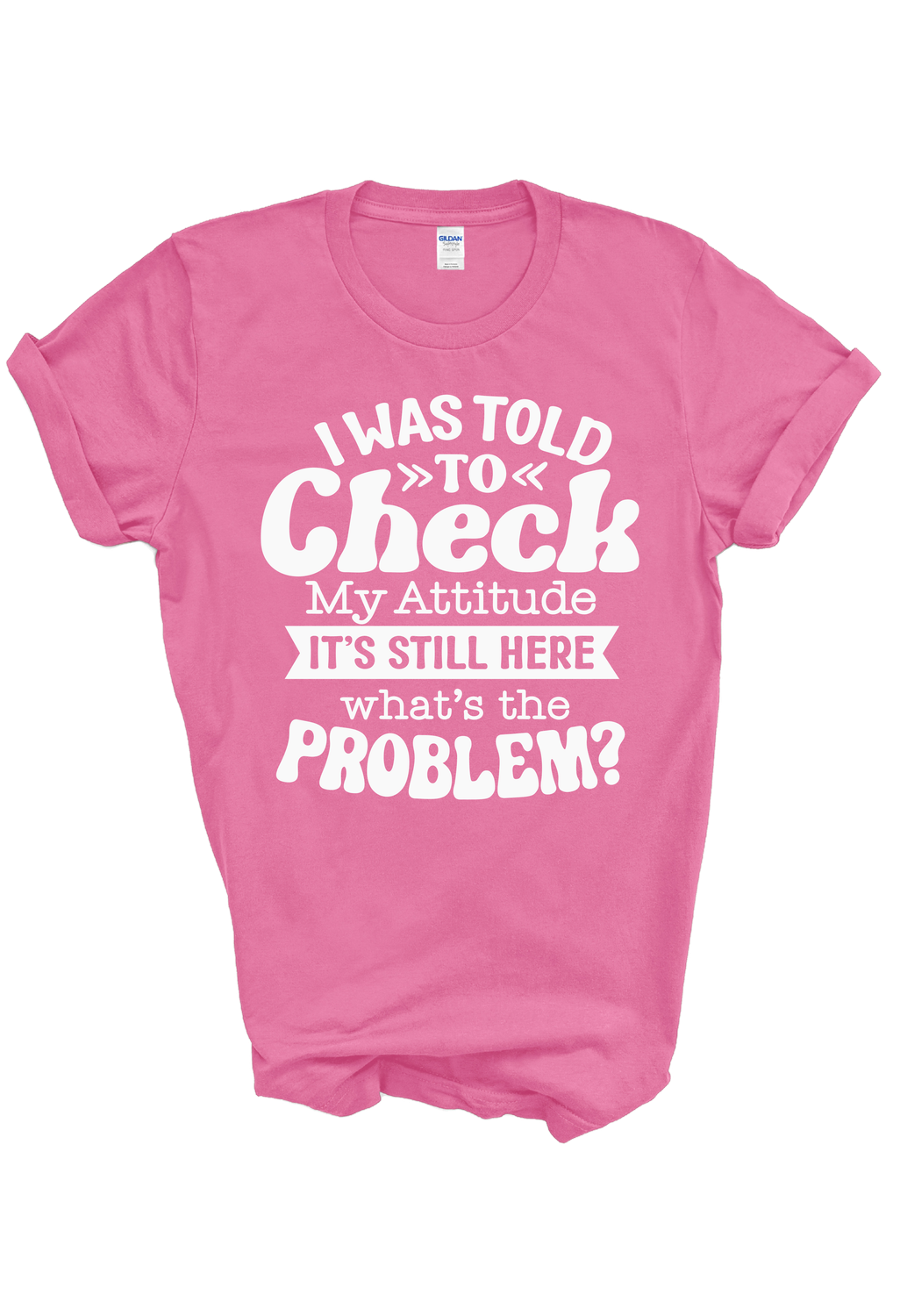 I Was Told To Check My Attitude