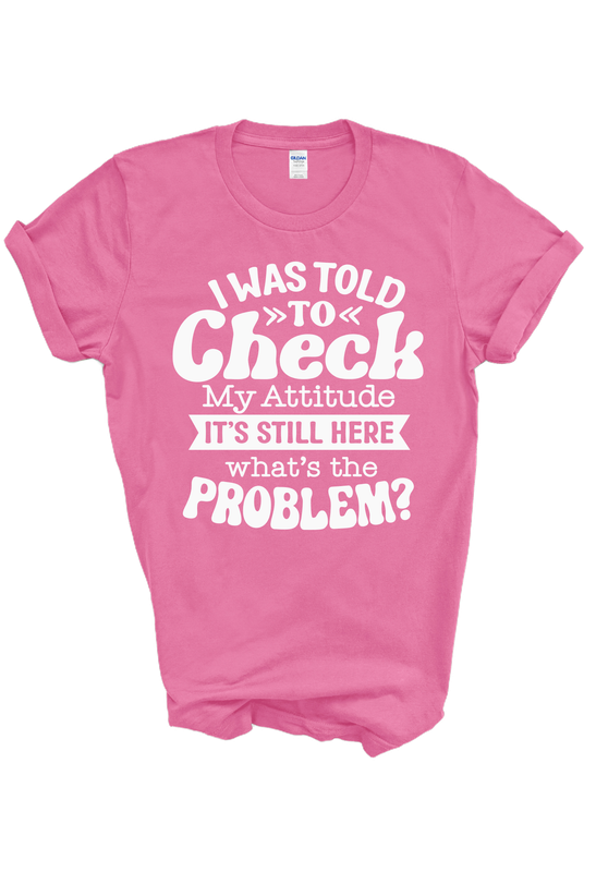 I Was Told To Check My Attitude