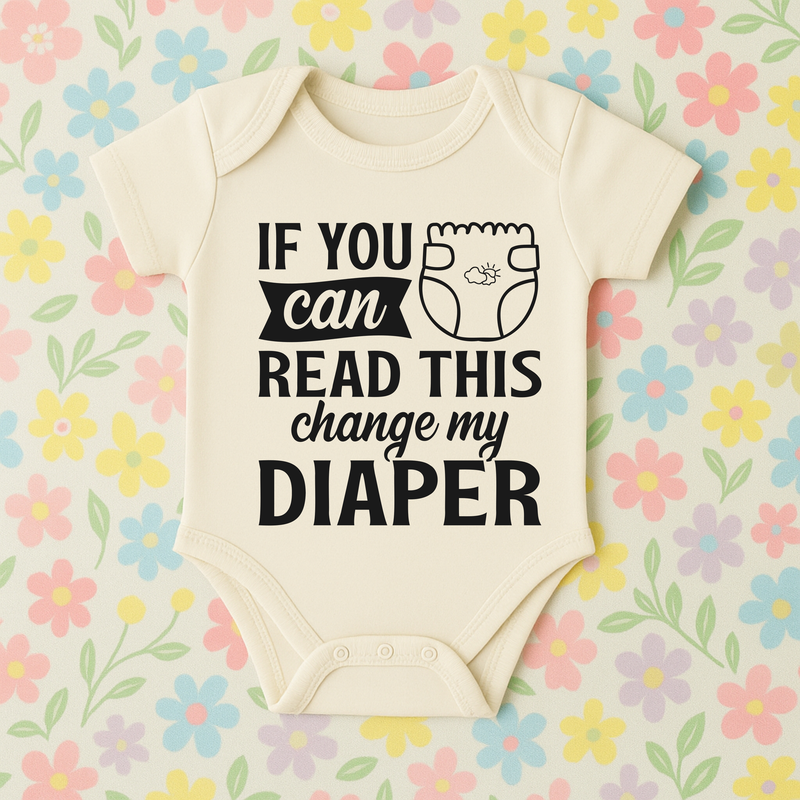 If You Can Read This Change My Diaper