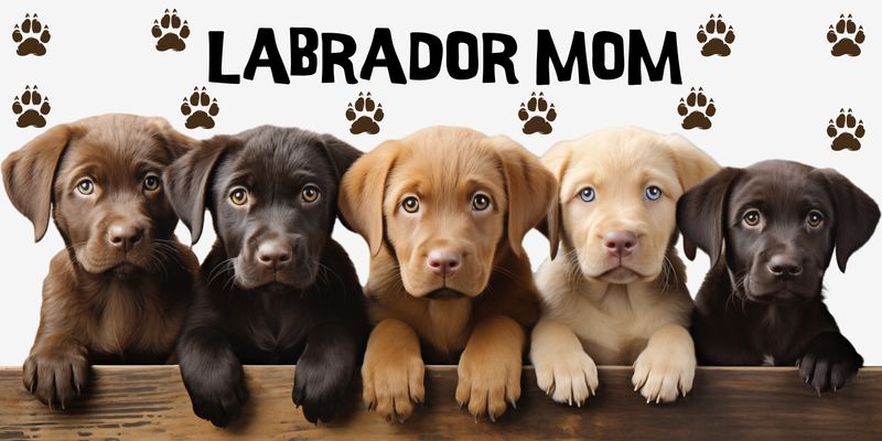 Labrador Mom License Plate