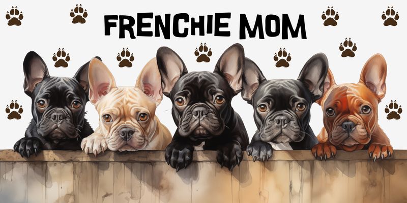 Frenchie Mom License Plate