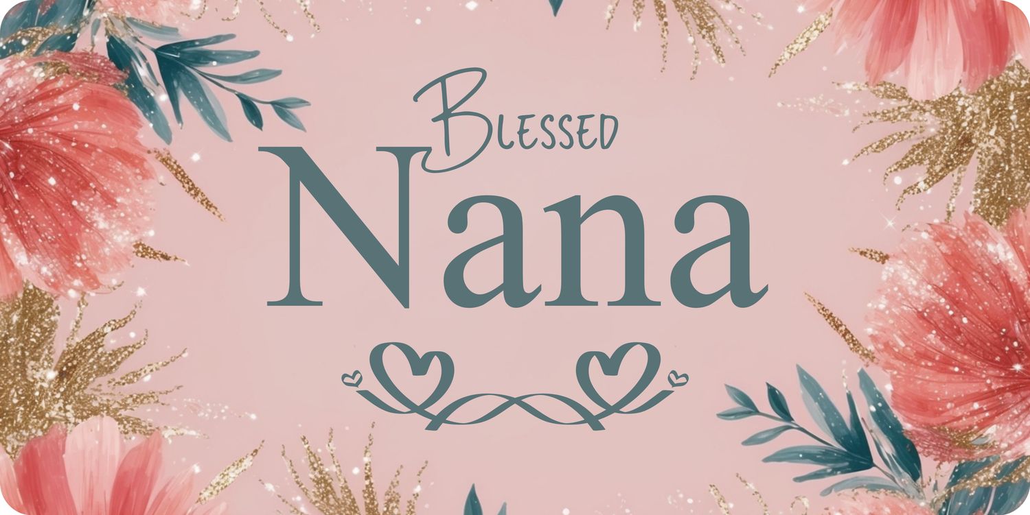 Blessed Nana License Plate