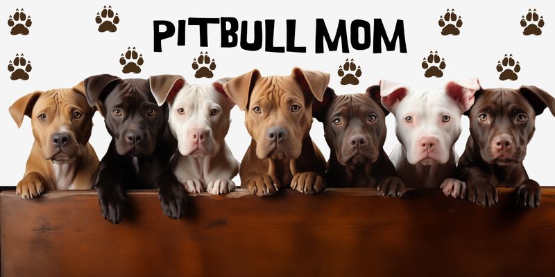 Pitbull Mom License Plate