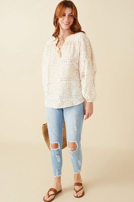 WHBEIGEEMBRTOP