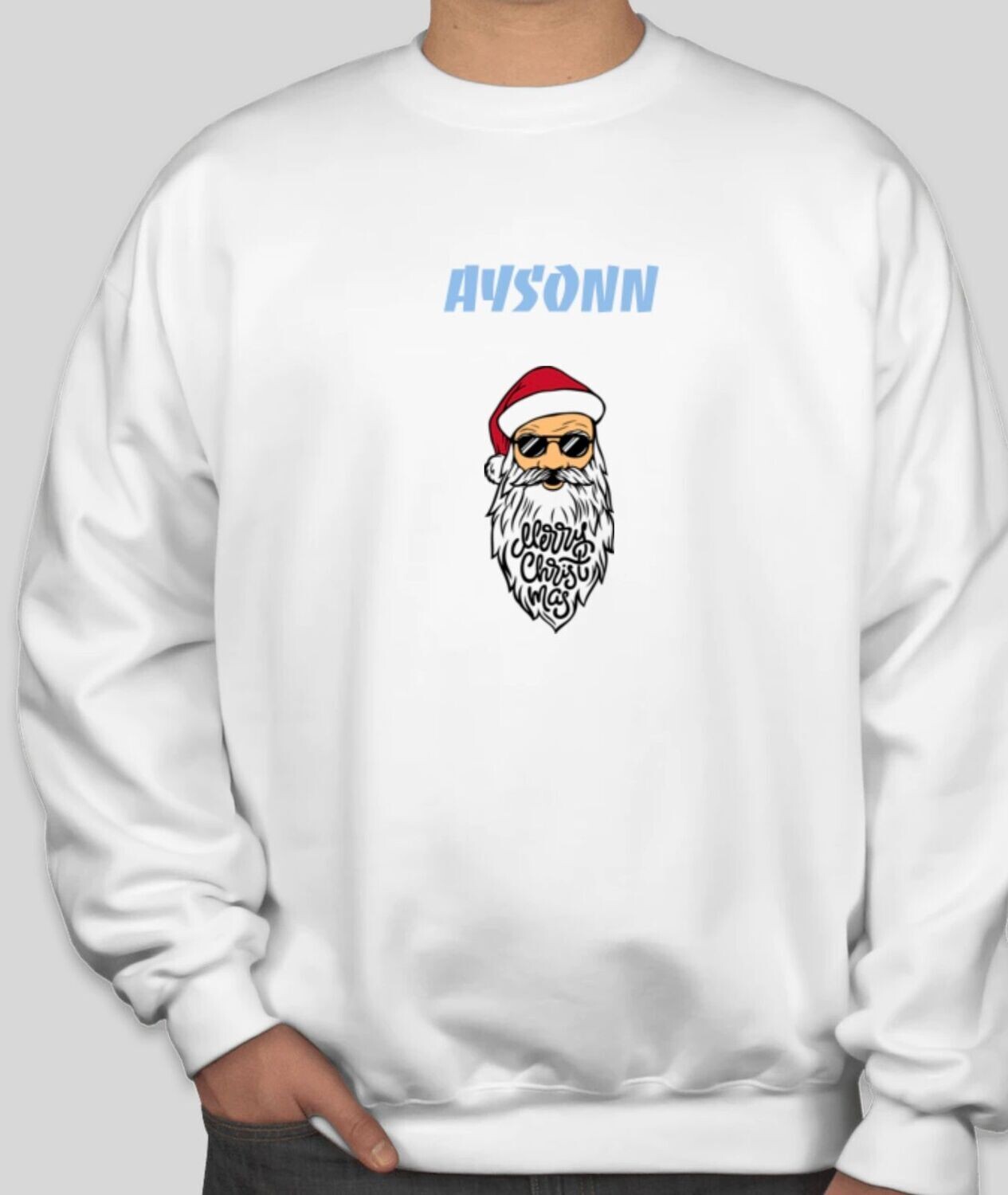 Santa gym long sleeve