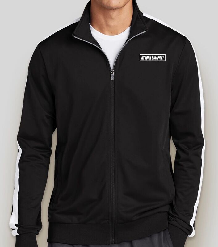 Midnight black zip up hoodie