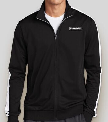 Midnight black zip up hoodie