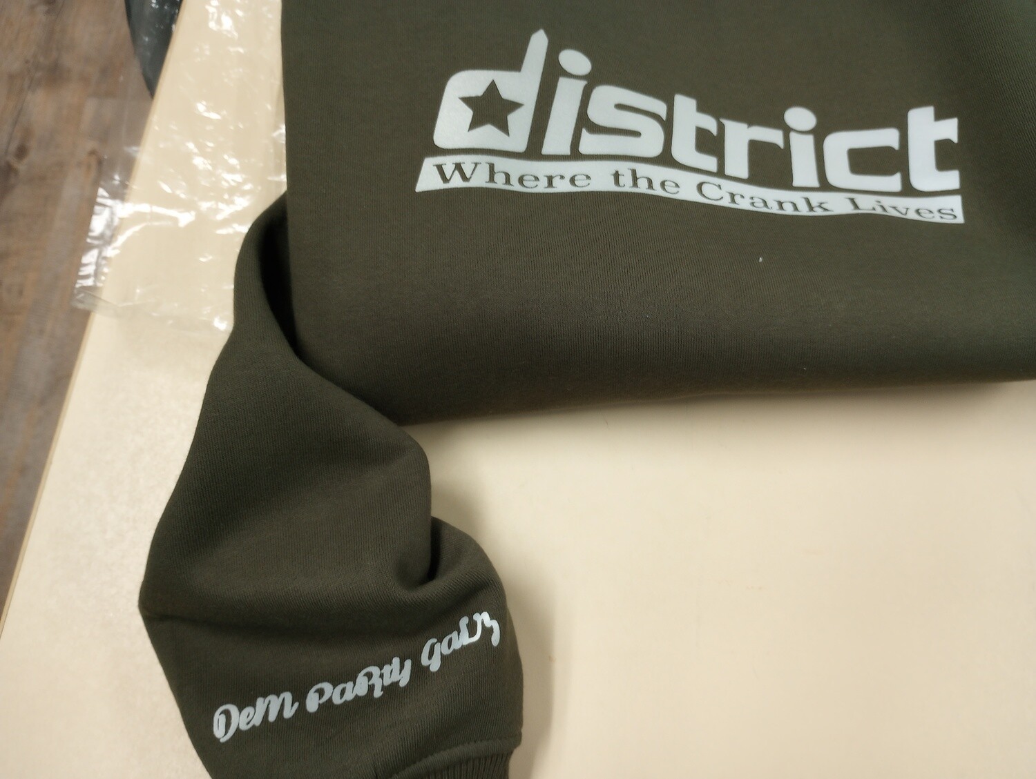 Womans District inspired NYCE inc casual sweat shirt