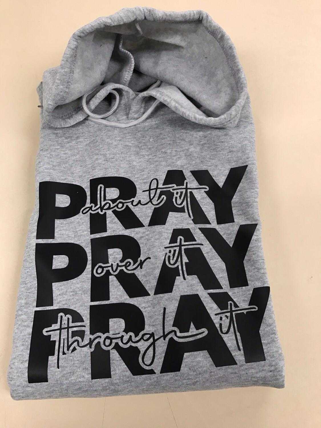 LADIES Pray Over It Hooded Dress