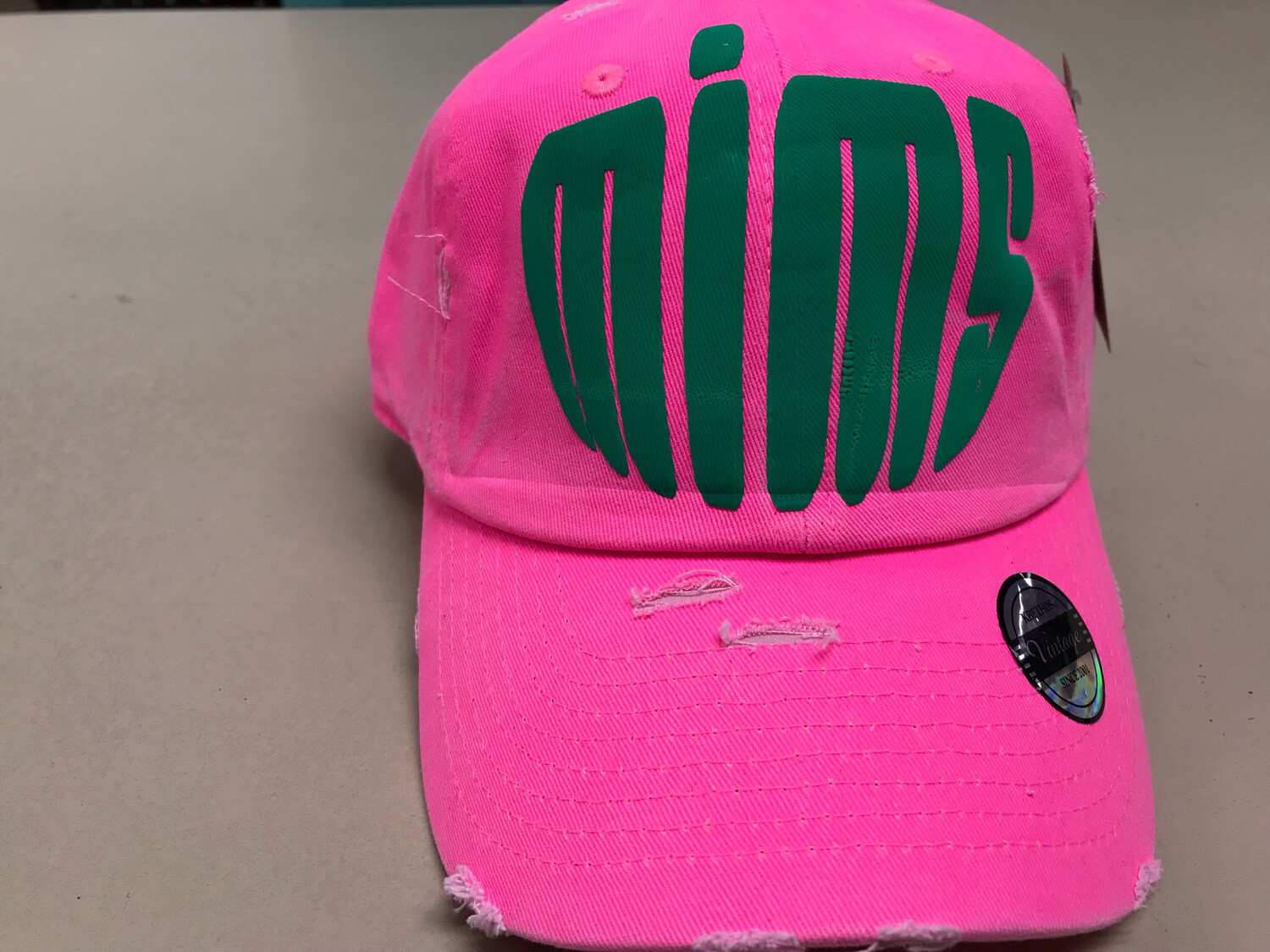 Distressed Mom, Dad Cap