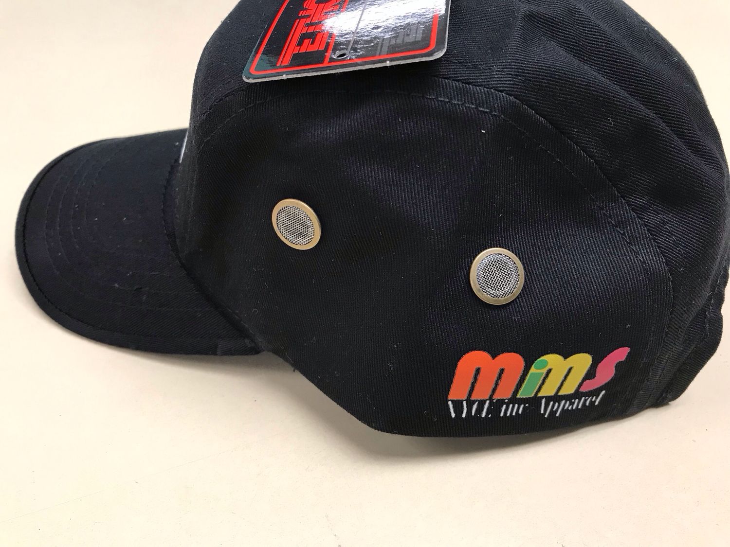 MiMS Puff Print Distressed Hats Unisex
