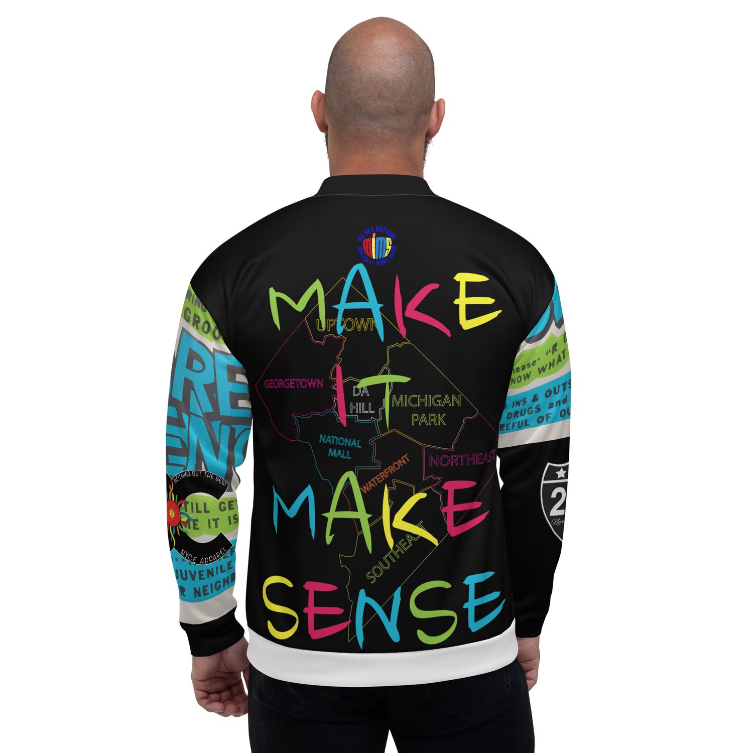 Unisex All over print Go Go Bomber Jacket