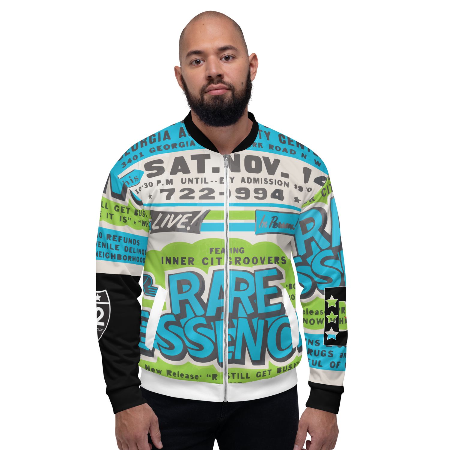 Unisex All over print Go Go Bomber Jacket