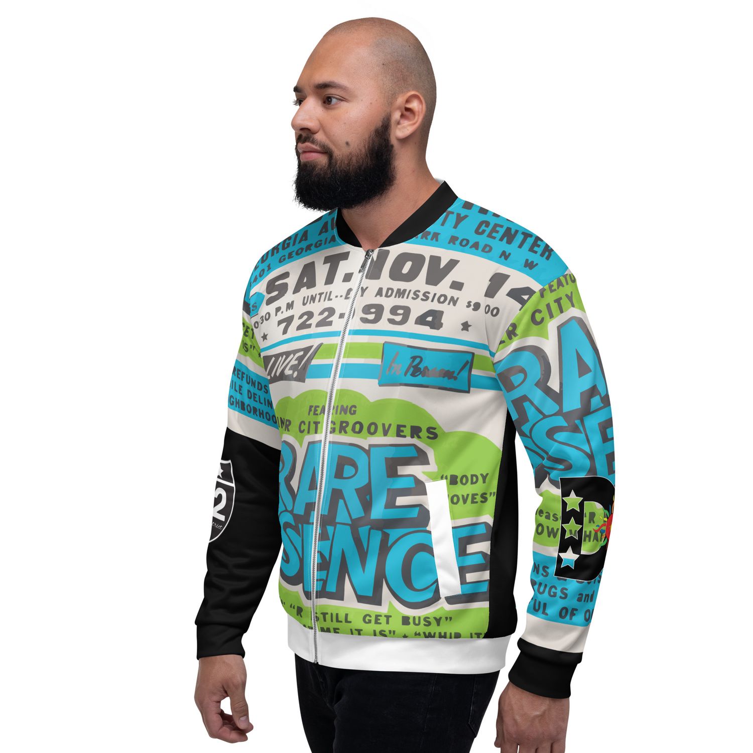 Unisex All over print Go Go Bomber Jacket