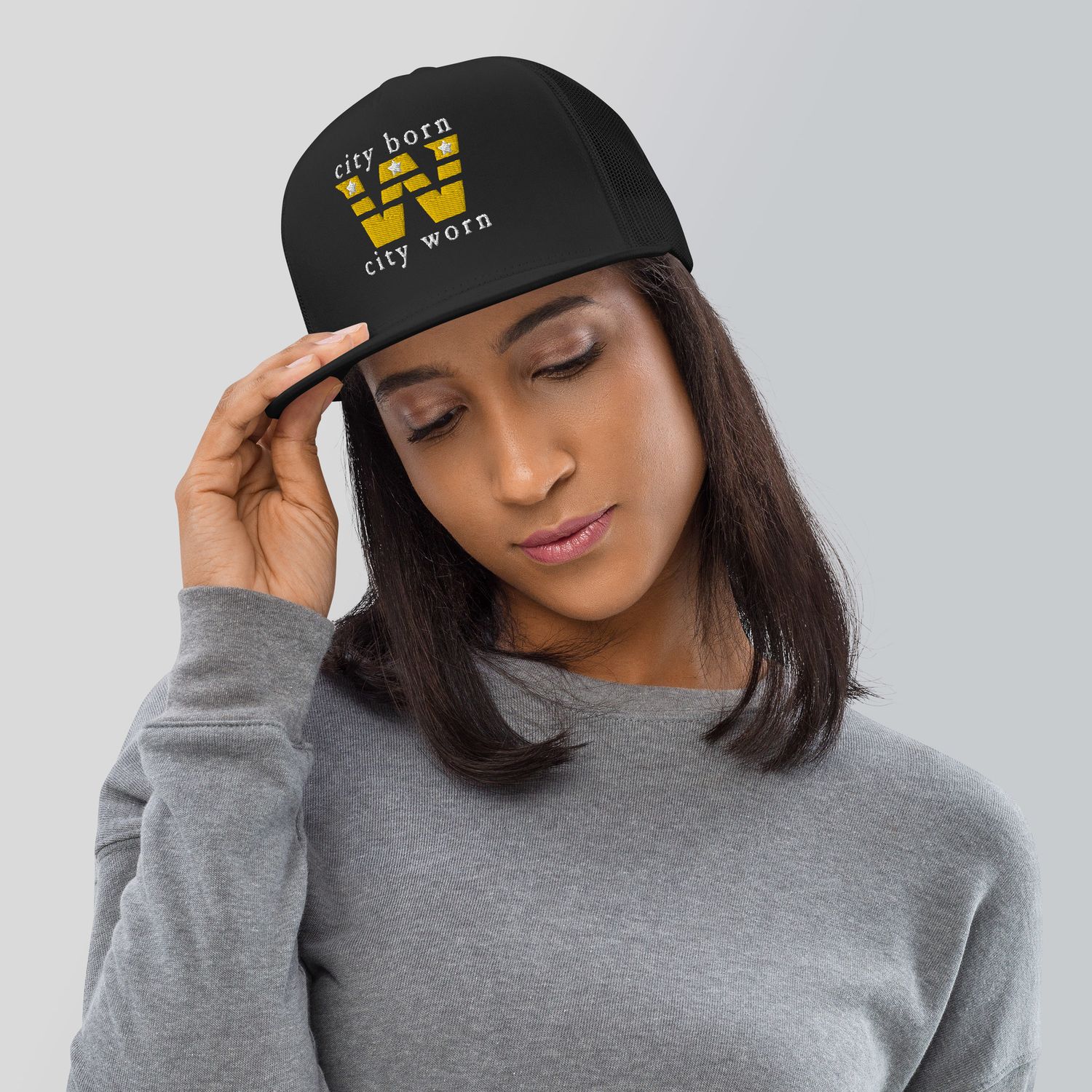 City Born City Worn NYCE inc Trucker Cap