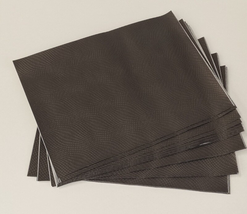 MANTEL INDIVIDUAL 30X40 NEGRO 1000UD