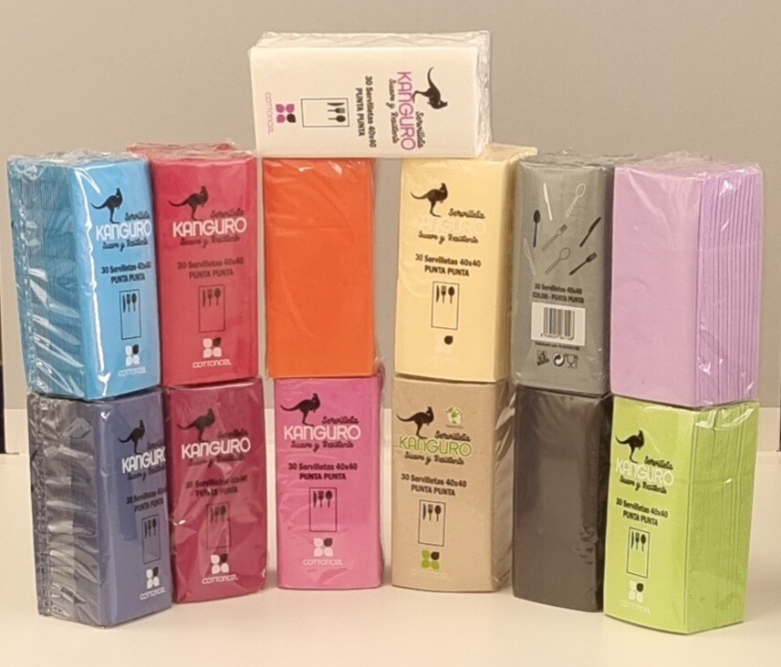 SERVILLETA KANGURO P&amp;P 30UD(CONSULTAR COLORES)