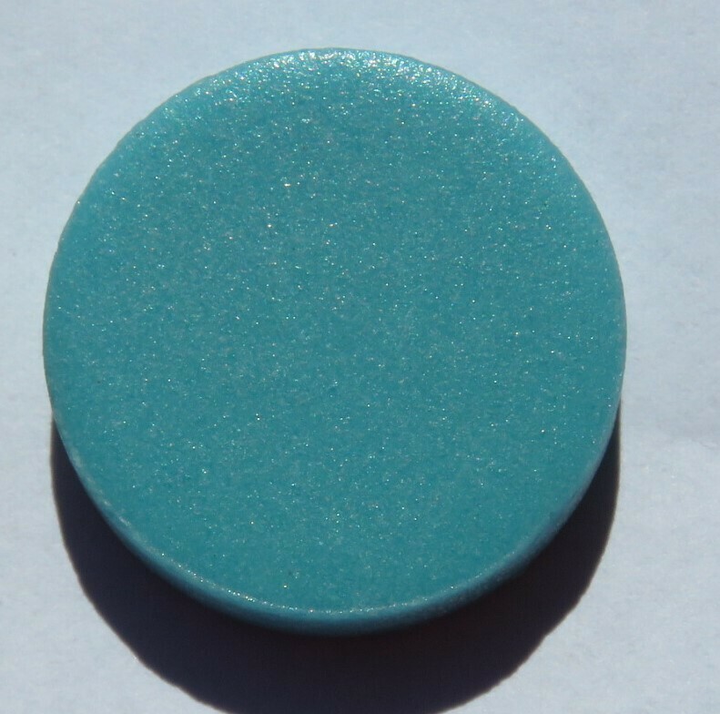 Emaux de Briare Pastille Turquoise penny round tiles 500g