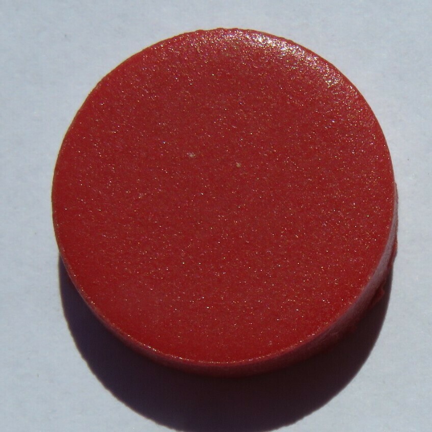 Emaux de Briare Pastille Red Penny round tiles 500g