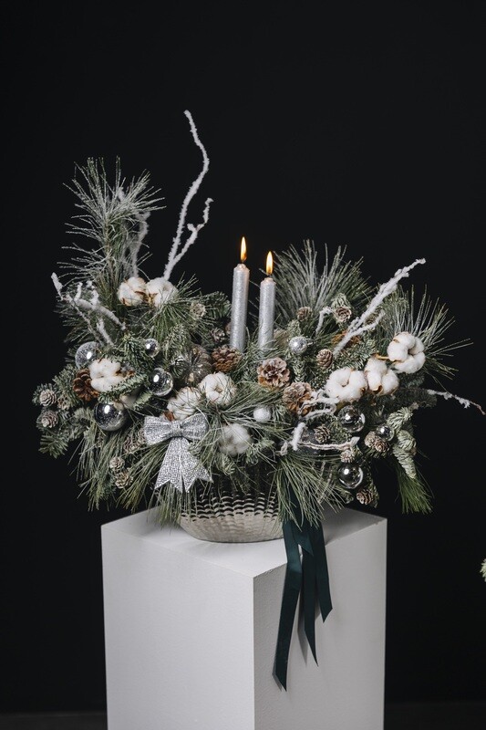 Silver vase