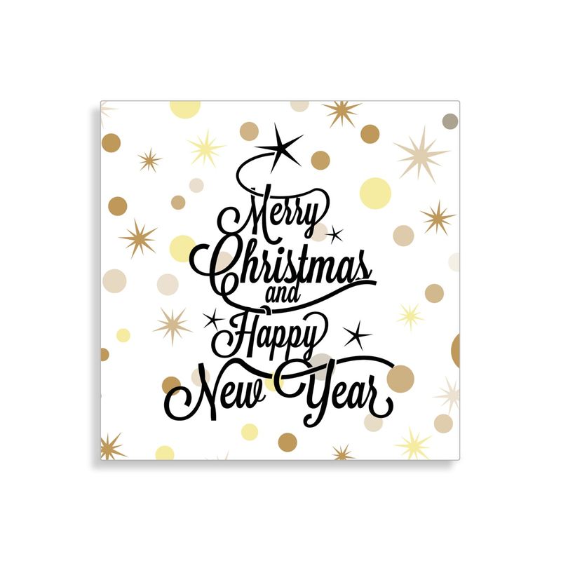 Mystery Card 'Merry Christmas &amp; Happy New Year'