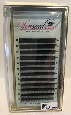 Mink Lash Black D-curl Mink Lash .03X12mm