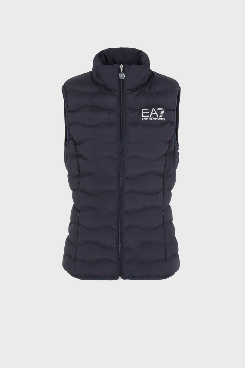 Chaleco acolchado de Emporio Armani EA7, mujer, negro