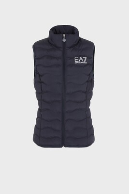 Chaleco acolchado de Emporio Armani EA7, mujer, negro