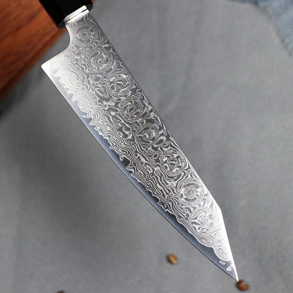 Japanese Damascus Utility Knife 5 Inch