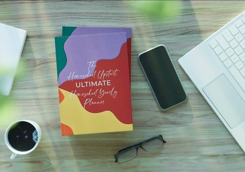 The Homeschool Upstart ULTIMATE Homeschool Yearly Planner. (Hardcover)