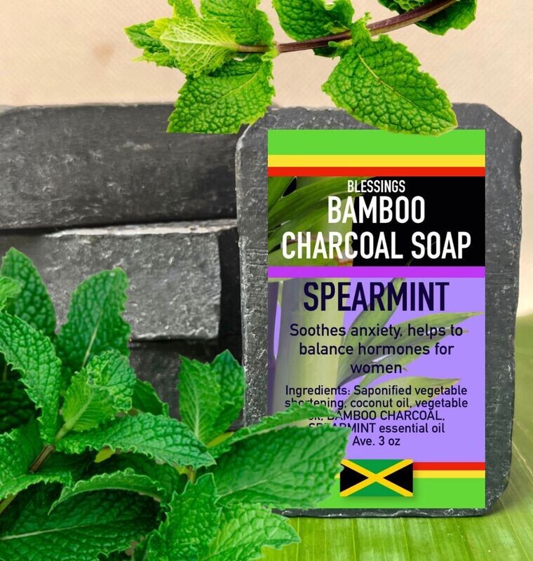 BAMBOO CHARCOAL SPEARMINT (3oz)